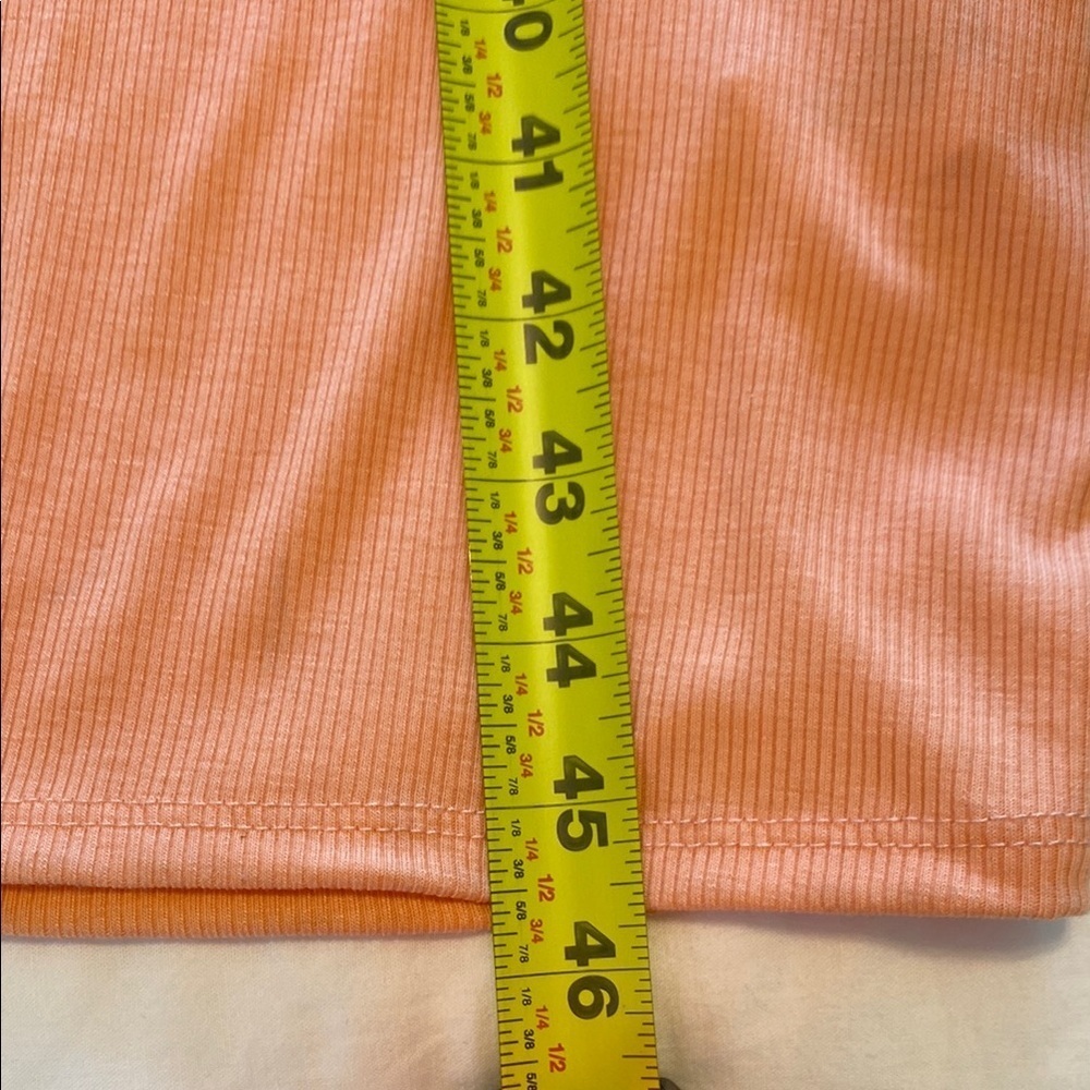 Strapless Maxi Dress Resort Wear Pastel Orange NWT See You Monday Large Body-Con - Picture 8 of 8